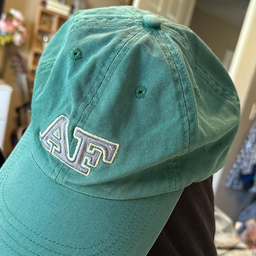 Abercrombie Vintage Green and Finch Logo Cap AF logo made of 100% cotton - Picture 6 of 13